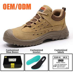GUYIS Bottes de sécurité anti-écrasement et anti-perçage avec boucle intelligente pour chaussures de sécurité industrielles d'été noires - Product Image 3