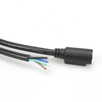 Anpassbares Stromkabel DIN 4-Pin DC Buchse Mini-DIN zu Offenes Ende Kabel 20AWG