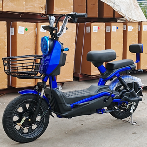 Bicicleta Eléctrica 350W 500W 48V 12Ah 20Ah con Batería de Litio o Plomo, 32km/h, Cesta, Freno de Tambor, Fábrica OEM - Product Image 4