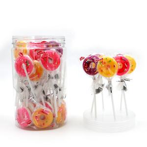 กล่องใส่น้ำตาลผลไม้หวานลูกอมลูกอมแข็งรูปโดนัท - Product Image 1