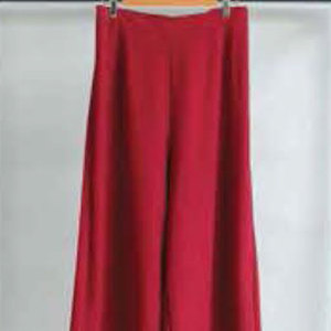 Pantalones Casuales de Invierno para Mujer, de Color Sólido, Cintura Alta Elástica, Corte Recto y Ancho, 100% Poliéster - Product Image 3