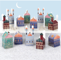 Ramadan/Eid Mubarak islamique, 30 boîtes cadeaux en papier jetables non toxiques de petite taille pour les fournitures de fête pour enfants