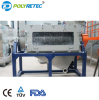 Ligne de recyclage de bouteilles en plastique PET de qualité alimentaire approuvée par la FDA, machine de fabrication de granulés et de flocons de PET de qualité alimentaire