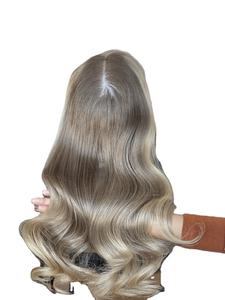 Shy Hair Venta caliente Mini Peluca de cabello humano de alta calidad 8*8 encaje frontal Topper con 4*4 seda superior encaje transparente - Product Image 4