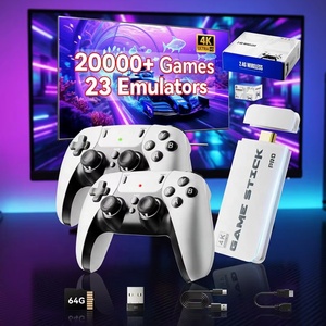 เครื่องเล่นเกมย้อนยุค 20000+ เกมส์  รีโทรเกมสติ๊ก 4K HD ทีวีเกมสติ๊ก เสียบเล่นได้ทันที พร้อมคอนโทรลเลอร์ไร้สาย 2 ตัว - Product Image 1