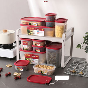Cucina 10 pz/set supporto per uso alimentare per microonde e frigorifero, frutta e verdura ermetici contenitori per alimenti con coperchi - Product Image 5