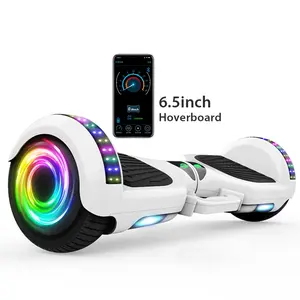 China Customized two wheel smart balance electric scooter 6.5/8/10 Inch Motors App Control 36V electric hoverboard for kids 6-12