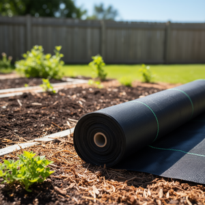 Toile géotextile tissée 13FTx108FT, haute résistance, anti-mauvaises herbes pour jardin, en PP, pour allées - Product Image 2