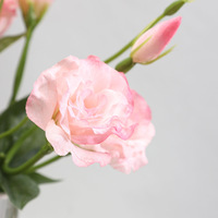 Fleur artificielle en soie de platycodon multi-têtes délicate, haut de gamme, pour décoration de mariage, salon et table à manger