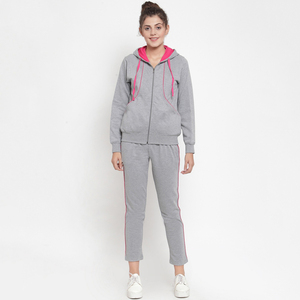Conjunto Deportivo de Invierno para Mujer, con Capucha, Forro Polar Grueso, 100% Algodón, Diseño Personalizable, Transpirable y de Alta Calidad - Product Image 6