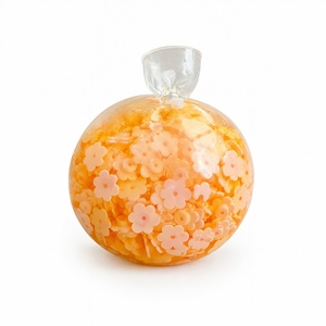Balle de décompression en forme de fleur colorée, douce et confortable, en TPR, 6 cm, à rebond lent, pour le bureau et l'apprentissage, vente en gros - Product Image 6