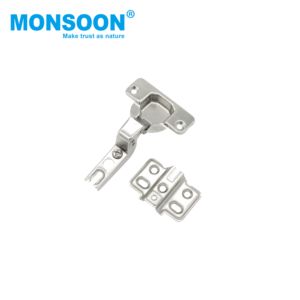 Gabinete de muebles Bisagra de puerta de armario unidireccional de 4 orificios Hierro 35mm Gabinete de <span class=keywords><strong>cocina</strong></span> normal <span class=keywords><strong>regular</strong></span> Bisagra fija para mesa - Product Image 2