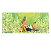 Tapis de bureau surdimensionné et rembourré pour étudiants, créatif, imperméable, personnalisé, avec motifs de dessins animés, pour jeux vidéo et esports - Stock personnalisable
