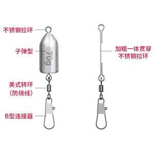 ตะกั่วตกปลา JQWZSSAUY626 น้ำหนัก 79.8 กรัม ทนทาน ใช้งานได้ดี อุปกรณ์ตกปลาทะเล - Product Image 4