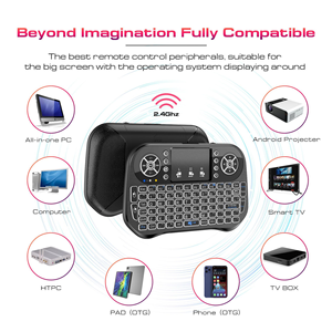 Nuevo Ratón Inalámbrico Universal 2.4G BT <span class=keywords><strong>de</strong></span> Doble Modo, Teclado Inalámbrico con Retroiluminación, Control <span class=keywords><strong>Remoto</strong></span> con Panel Táctil - Product Image 5