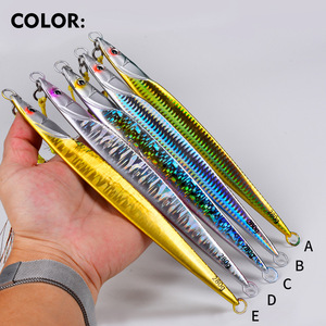 Esca <span class=keywords><strong>Artificiale</strong></span> Metallica a Lancio Lungo per <span class=keywords><strong>Pesca</strong></span> <span class=keywords><strong>in</strong></span> <span class=keywords><strong>Mare</strong></span>, Jigging Rapido, Affondamento Veloce, <span class=keywords><strong>con</strong></span> Doppio Amo per <span class=keywords><strong>Pesca</strong></span> dalla Barca - Product Image 3