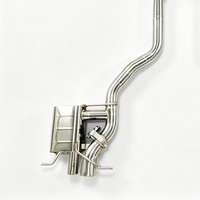 Tuyaux d'échappement Catback de haute qualité avec silencieux à valve pour Bentley Continental GT V12 6.0L – Amélioration du son de la voiture de sport
