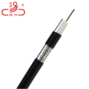 Cable Coaxial de Comunicación HanLi/OEM con Doble Blindaje <span class=keywords><strong>BC</strong></span>/CCS RG11, Cable de Antena y Alimentación con Alambre de Acero, Hecho en Zhejiang - Product Image 2