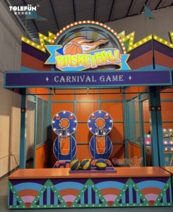 CE Tolefun mudah dipasang bola basket b-ball Retro santai stimulasi permainan Karnaval keterampilan Integral untuk zona Arcade - Product Image 4