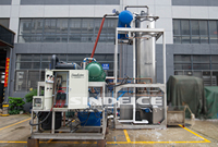 Machine à glace industrielle SINDEICE OEM/ODM de 30 tonnes, produisant de la glace comestible pure de 28/35 mm avec compresseur Bitzer pour usine de glace