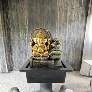 Fuente de Agua de Resina con Figura de Buda, Estatua de Ganesha, para Decoración de Interiores, en Oferta - Product Image 3