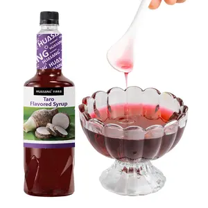Delicious Taro Syrup Concentrated Syrups For Top Brands Coffee Drinks Bubble Milk Tea Shop Smoothie Raw Materials Supplier