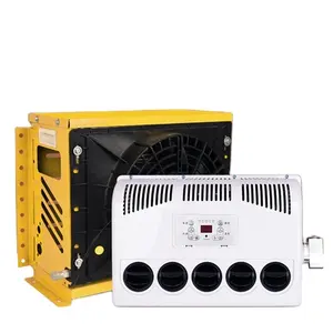 12v/24V truck air conditioner auto parking cooler split air conditioning system for truck compressor