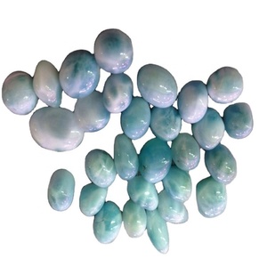 Natural <strong>larimar</strong> round cabochons blue <strong>larimar</strong> loose gemstone <strong>Jewelry</strong> - Product Image 2
