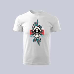 Premium 100% Cotton Custom Prints Digital Printing Breathable Knitted Oversized Mock Neck T-Shirts OEM/ODM for Men - Product Image 5