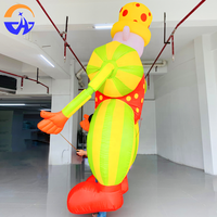 Modèle de Clown Gonflable en Tissu Oxford Chenghuang – Accessoires Personnalisés pour Bars, Parades et Parcs d'Attractions