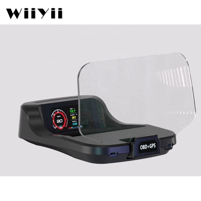 2023 Factory Direct Head up Display HUD C2 GPS Navigation Speedometer Car Gps Auto Electronics Car Obd2 Display