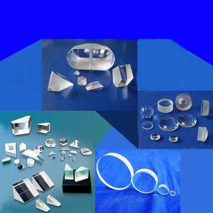 Lentille convexe double en verre optique BK7 - Product Image 1