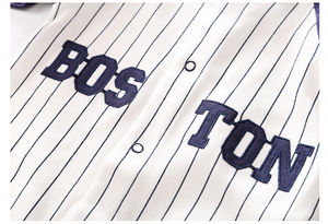 Ropa para Recién Nacidos, Moda Infantil, 100% Algodón, Estilo Béisbol, Mameluco para Bebé - Product Image 6