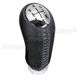 Poignée de levier de vitesses manuelle à 5 vitesses en cuir PU pour Renault Clio II III Megane II Scenic II Kangoo - Product Image 1