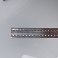 Barre d'espacement en aluminium 14.5A, bande isolante en aluminium pour double vitrage, soudure haute fréquence, barre d'espacement insonorisante en aluminium