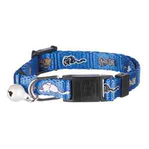 Collier pour chat junior, motifs félin, taille 0, noir avec clochette - Product Image 3