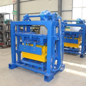 Machine à fabriquer des briques en béton manuelle QT40-2, machine à briques en ciment stationnaire <span class=keywords><strong>pour</strong></span> petite usine. - Product Image 1