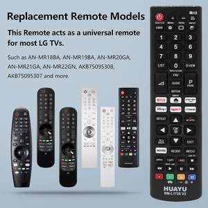 Control Remoto Universal HUAYU RM L1726 V2 para Todos los <span class=keywords><strong>Televisores</strong></span> <span class=keywords><strong>LG</strong></span> LED LCD <span class=keywords><strong>OLED</strong></span> Smart TV con Botón de Netflix Infrarrojo Sin Configuración - Product Image 4
