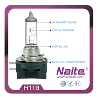 Ampoule halogène NAITE de haute qualité en gros H11B 12V 55W PGJY19-2 pour systèmes d'éclairage automobile