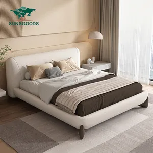 Luxury Latest Design Modern Classic Guest Bedroom Furniture Bed Bedroom Villa Double Bed King Size Bed