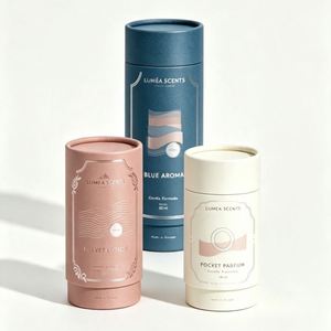 กล่องทรงกระบอกกระดาษลูกฟูกพิมพ์ลายตามสั่ง FX Luxury บรรจุภัณฑ์รีไซเคิล พิมพ์สี่สี เคลือบเงา สำหรับชา - Product Image 2