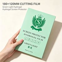 Lámina de Hidrogel TPU Verde de 8 Pulgadas, Precio de Fábrica, Lámina Protectora de Pantalla para Teléfono Celular para Máquina de Corte