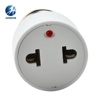 Adaptateur de douille d'ampoule polarisée à 2 broches E26/E27 avec prise de courant pour adaptateur de prise de courant, convertisseur de douille de lampe