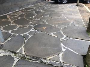 Cour extérieure, style <span class=keywords><strong>japonais</strong></span> Wabi-Sabi, pavés circulaires de forme irrégulière pour le jardin. - Product Image 2