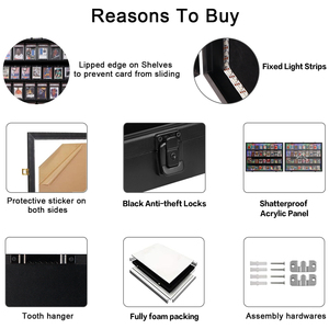 Led bóng đá thẻ hiển thị trường hường-36 xếp loại thẻ khung UV bảo vệ có thể khóa tường trường hợp thân thiện với môi phong cách cổ điển cho giao dịch - Product Image 4