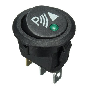 Interrupteur à bascule KCD1 œil de chat avec LED <span class=keywords><strong>12V</strong></span> pour modification automobile, interrupteur de capteur de recul, interrupteur à bascule de type bateau - Product Image 1