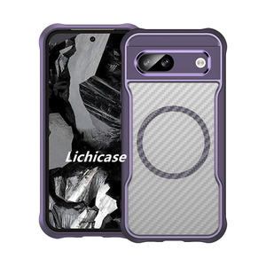 Lichicase เคสชาร์จไร้สายแบบเส้นใยฝ้าสำหรับ <span class=keywords><strong>Google</strong></span> 8A 9 9Pro 9Pro XL กรอบกันกระแทก - Product Image 4