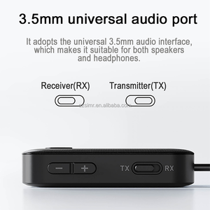 <span class=keywords><strong>Émetteur</strong></span>-<span class=keywords><strong>récepteur</strong></span> <span class=keywords><strong>Bluetooth</strong></span> 2 en 1, convertisseur audio AUX pour <span class=keywords><strong>voiture</strong></span>, matériau ABS pour haut-parleurs, téléviseurs, ordinateurs, écouteurs sans fil - Product Image 4