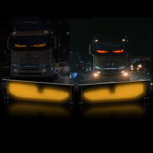 Luz LED Dinámica para Automóvil y Camioneta, 12v, Controlada por Aplicación, Pantalla LED Intermitente con Efecto Demonio - Product Image 5