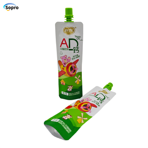 Tùy chỉnh nước ép trái cây sữa chua bao bì bóp nước giải khát túi đứng 80ml nước trái cây uống thạch <span class=keywords><strong>Spout</strong></span> <span class=keywords><strong>Pouch</strong></span> - Product Image 3